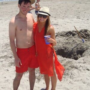 Red Beach Cover-Up Dress